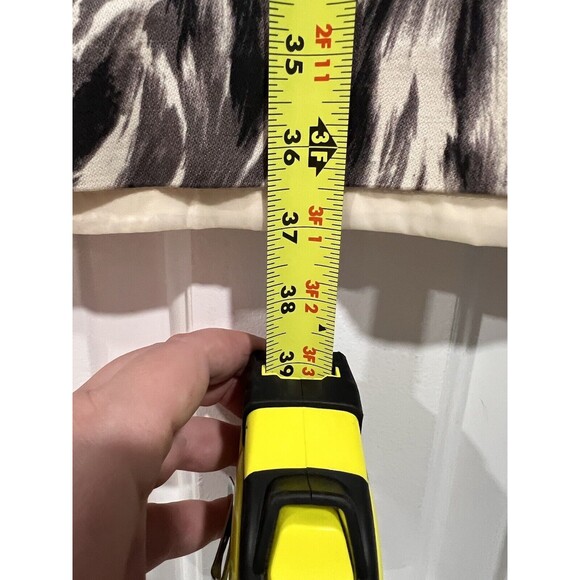 Talbots Dress 14 Cream Black Gray Sheath Stretch‎ Cotton Career Church - Picture 5 of 8